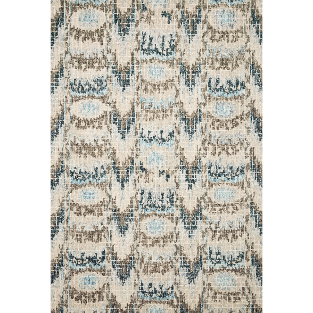 Alexander Home Nile Mosaic Ikat 100% Wool Hand Hooked Rug