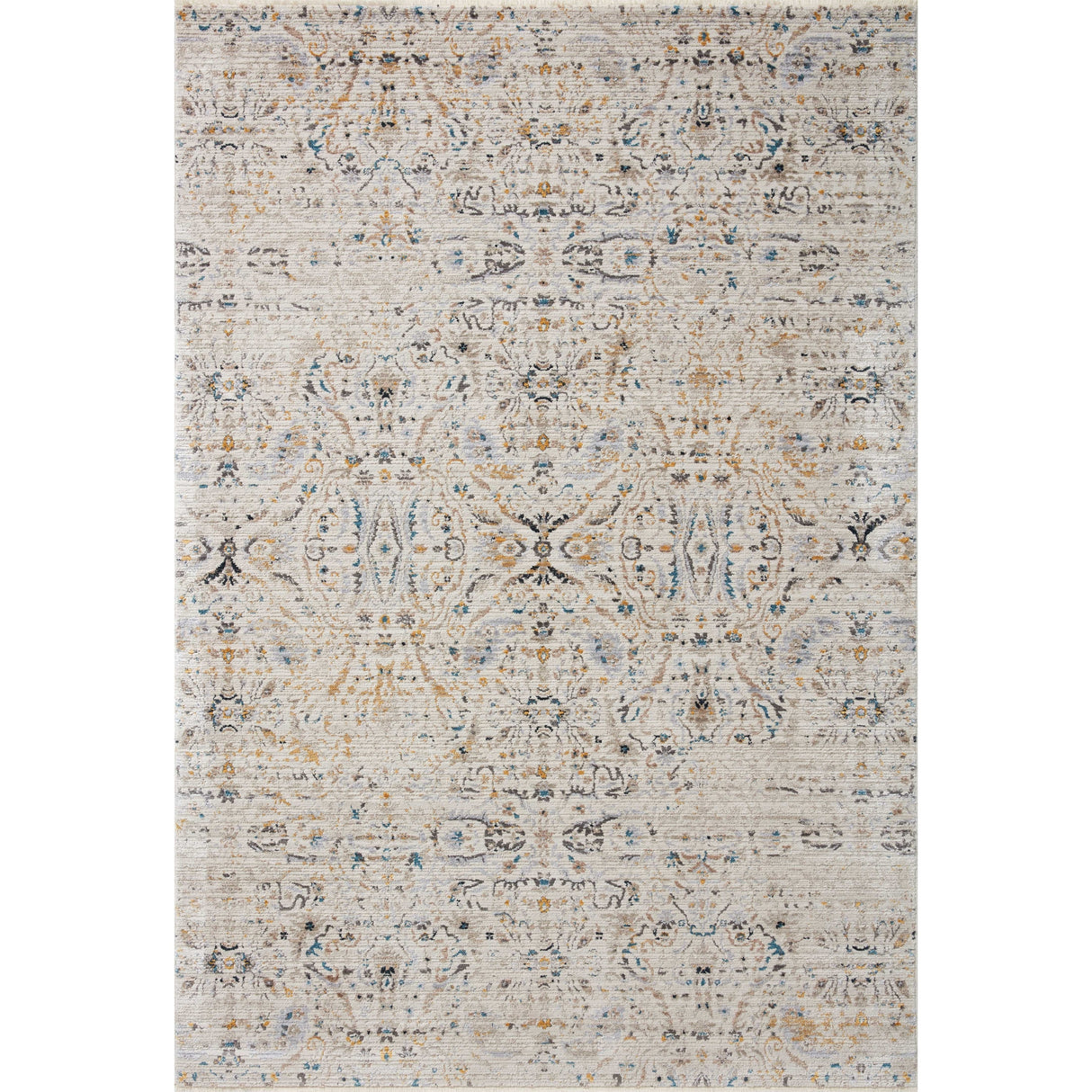 Alexander Home Reese Modern Geometric Botanical Area Rug