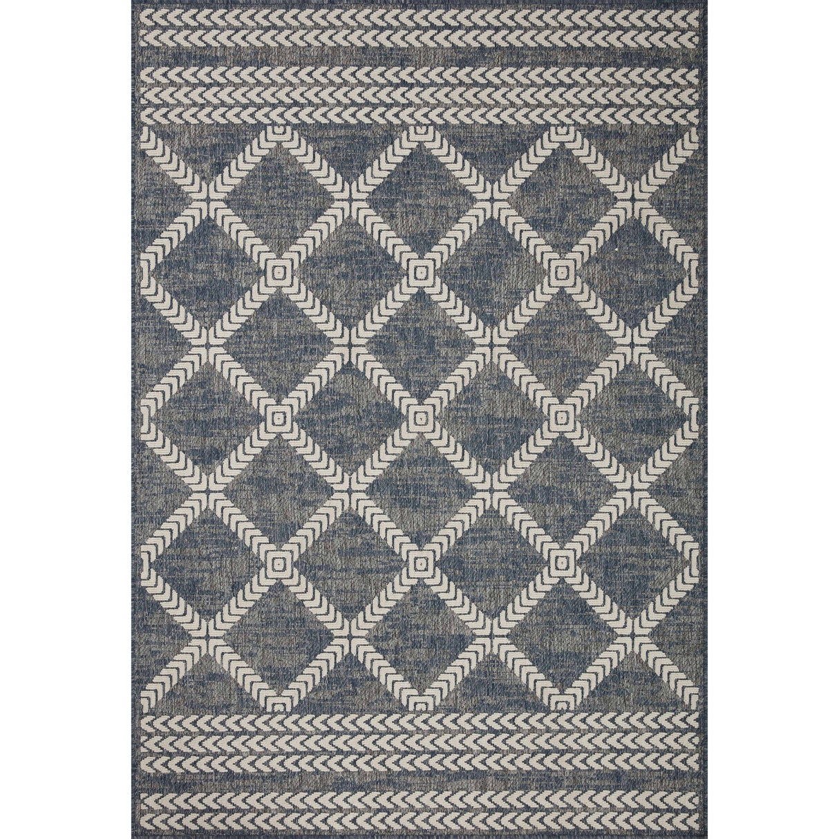 Alexander Home Renee Modern Trellis Indoor / Outdoor Rug