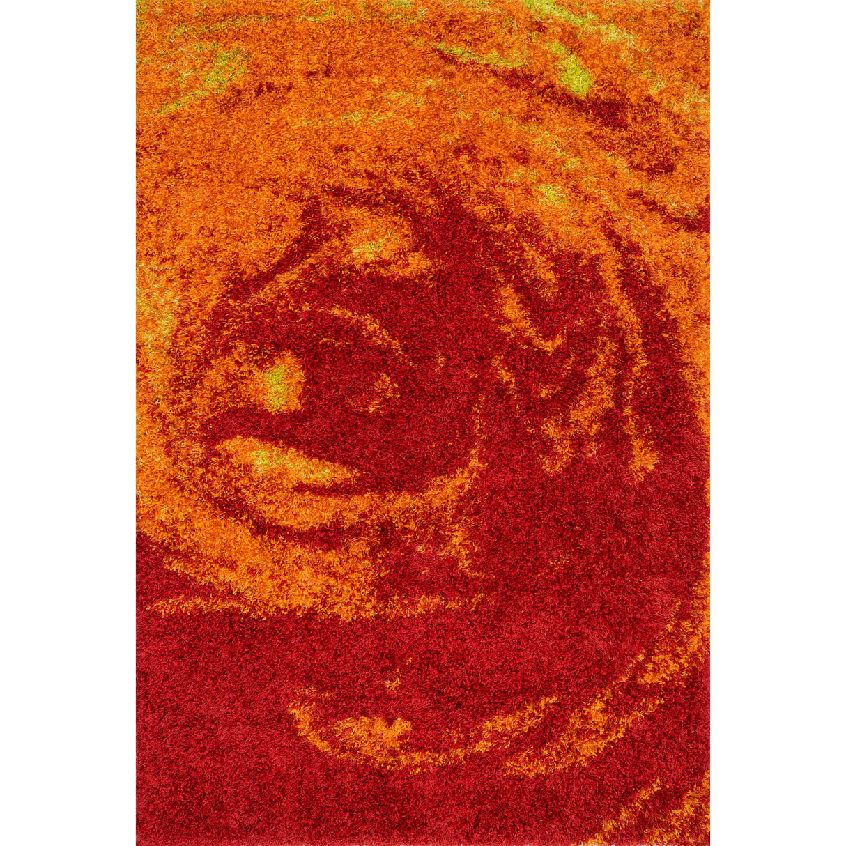 Alexander Home Stella Fire Shag Area Rug