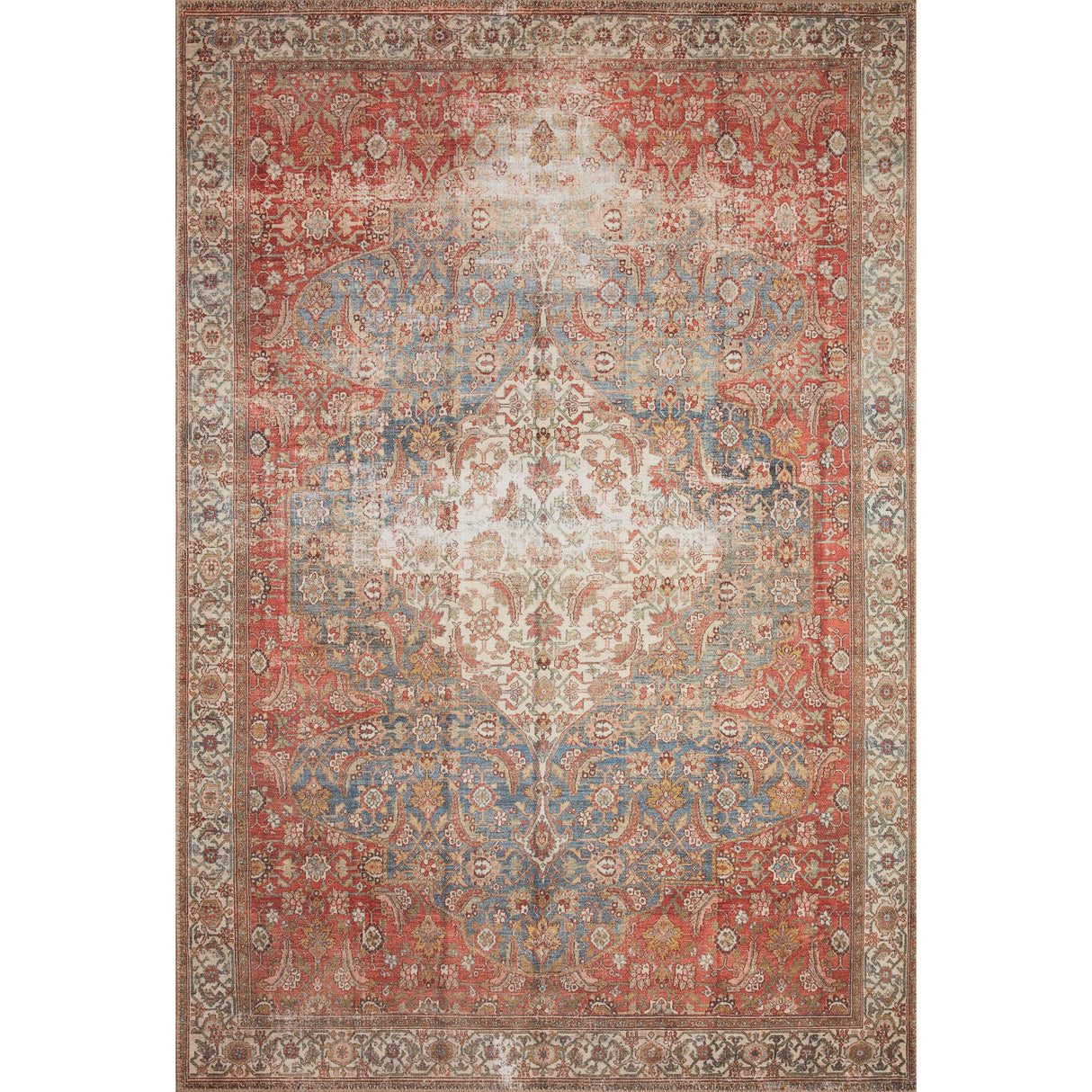 Alexander Home Victoria Bohemian Medallion Printed Vintage Area Rug
