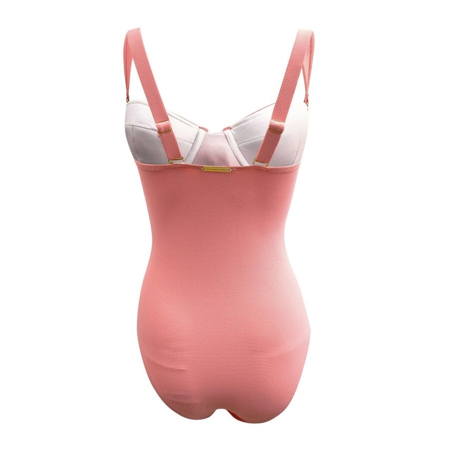 Alexandra Miro Women's Clara Underwire One Piece Swimsuit (M, Pink)
