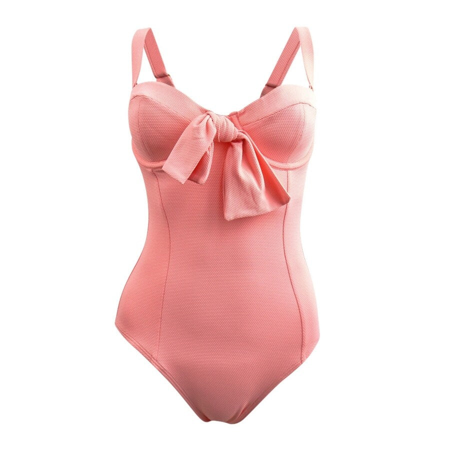 Alexandra Miro Women's Clara Underwire One Piece Swimsuit (M, Pink)