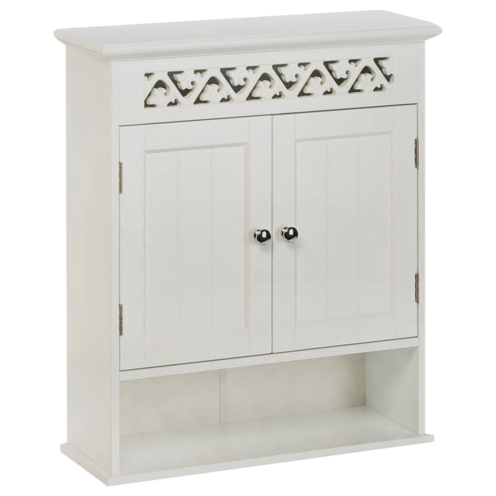 Alexandria White Wall Mounted Cabinet