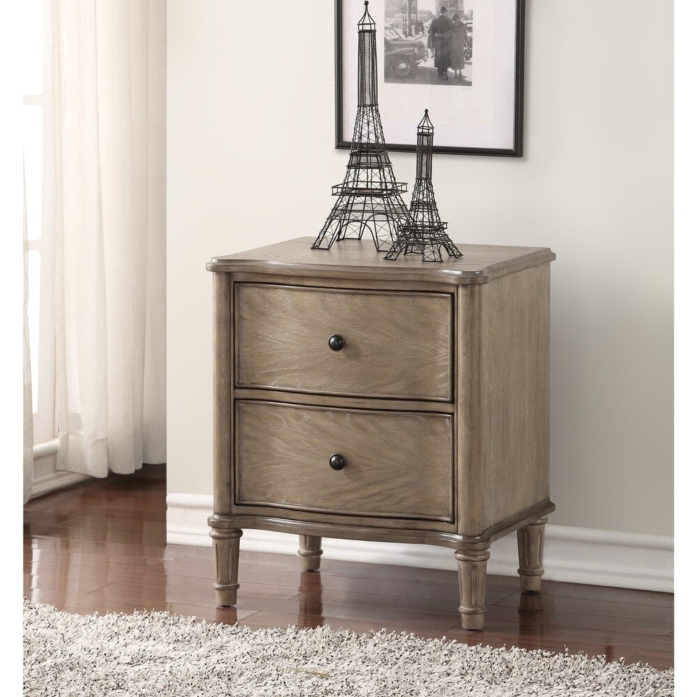 Alexi Two Drawer Nightstand by Greyson Living