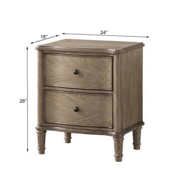 Alexi Two Drawer Nightstand by Greyson Living