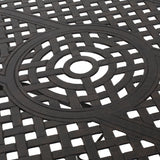 Alfresco Cast Aluminum Patio Dining Table by Christopher Knight Home - 67.50 L x 37.50 W x 29 H