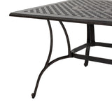 Alfresco Cast Aluminum Patio Dining Table by Christopher Knight Home - 67.50 L x 37.50 W x 29 H