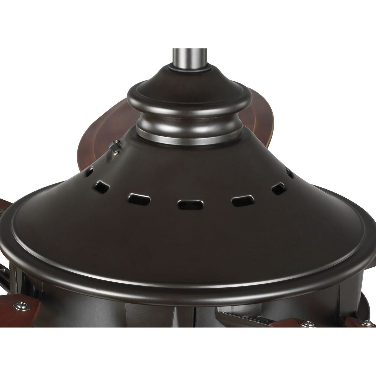 Alfresco Collection 54" Indoor Outdoor Five-Blade Architectural Bronze Ceiling Fan - 13.580" x 36.690" x 17.320"