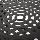 Alfresco Outdoor Cast Aluminum Circular Dining Table (ONLY) by Christopher Knight Home - 48.43 L x 48.43 W x 28.74 H