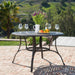 Alfresco Outdoor Cast Aluminum Circular Dining Table (ONLY) by Christopher Knight Home - 48.43 L x 48.43 W x 28.74 H