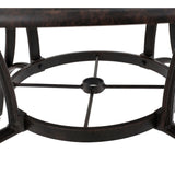 Alfresco Outdoor Cast Aluminum Circular Dining Table (ONLY) by Christopher Knight Home - 48.43 L x 48.43 W x 28.74 H