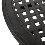 Alfresco Outdoor Cast Aluminum Circular Dining Table (ONLY) by Christopher Knight Home - 48.43 L x 48.43 W x 28.74 H