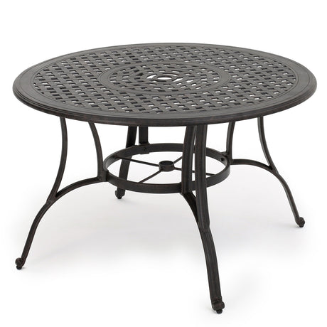 Alfresco Outdoor Cast Aluminum Circular Dining Table (ONLY) by Christopher Knight Home - 48.43 L x 48.43 W x 28.74 H