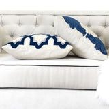 Alina Embroidery 20" Square Decorative Throw Pillow