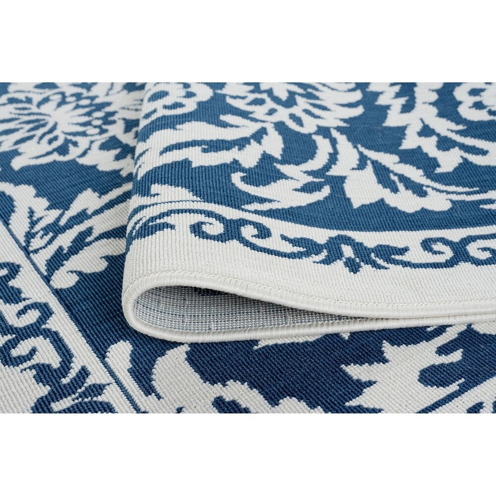 Garden Town Transitional Floral Indoor/Outdoor Area Rug - 7'10 x 10'3