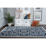 Garden Town Transitional Floral Indoor/Outdoor Area Rug - 7'10 x 10'3