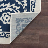 Garden Town Transitional Floral Indoor/Outdoor Area Rug - 7'10 x 10'3