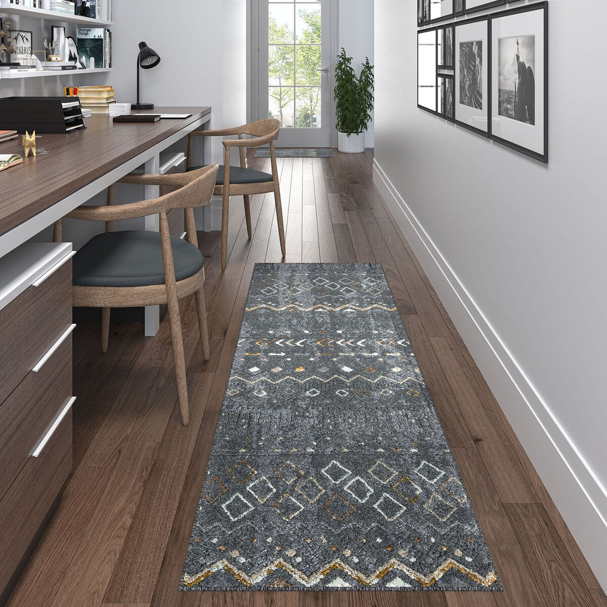 Daytona Modern & Contemporary Diamond Indoor Area Rug