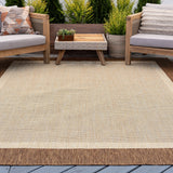 Exo Coastal Border Indoor/Outdoor Area Rug