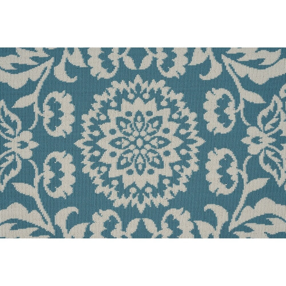 Garden Town Transitional Floral Indoor/Outdoor Area Rug - 2'7 x 7'3