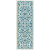 Garden Town Transitional Floral Indoor/Outdoor Area Rug - 2'7 x 7'3