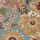 Lagoon Transitional Floral Indoor Area Rug - 7'6 x 9'10