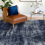 Mayson Mid-Century Modern Diamond Indoor Area Rug