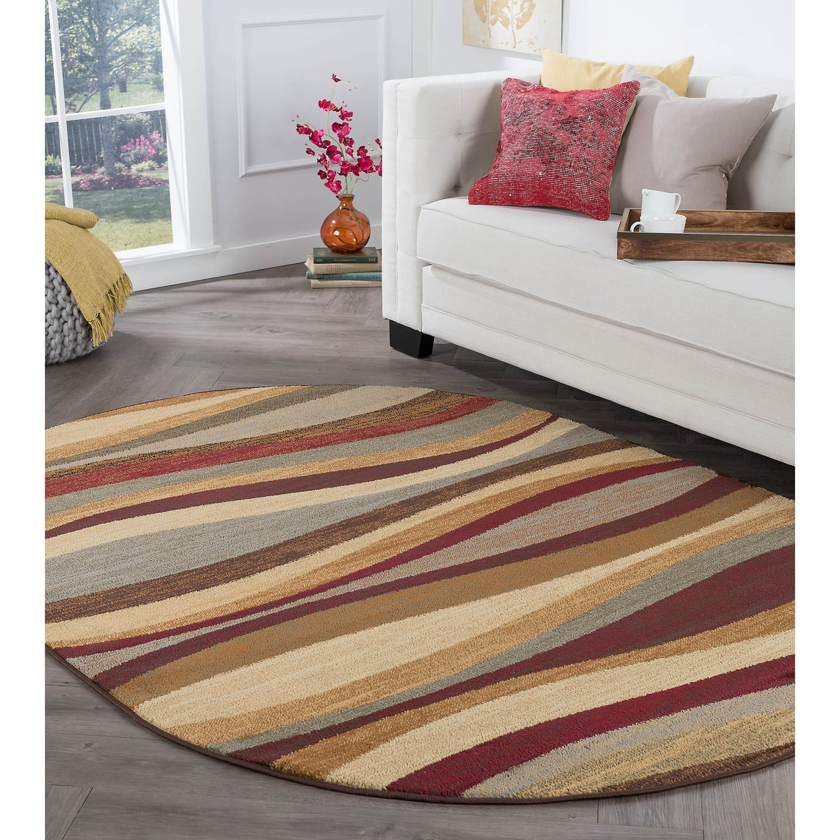 Rhythm Modern & Contemporary Abstract Indoor Area Rug