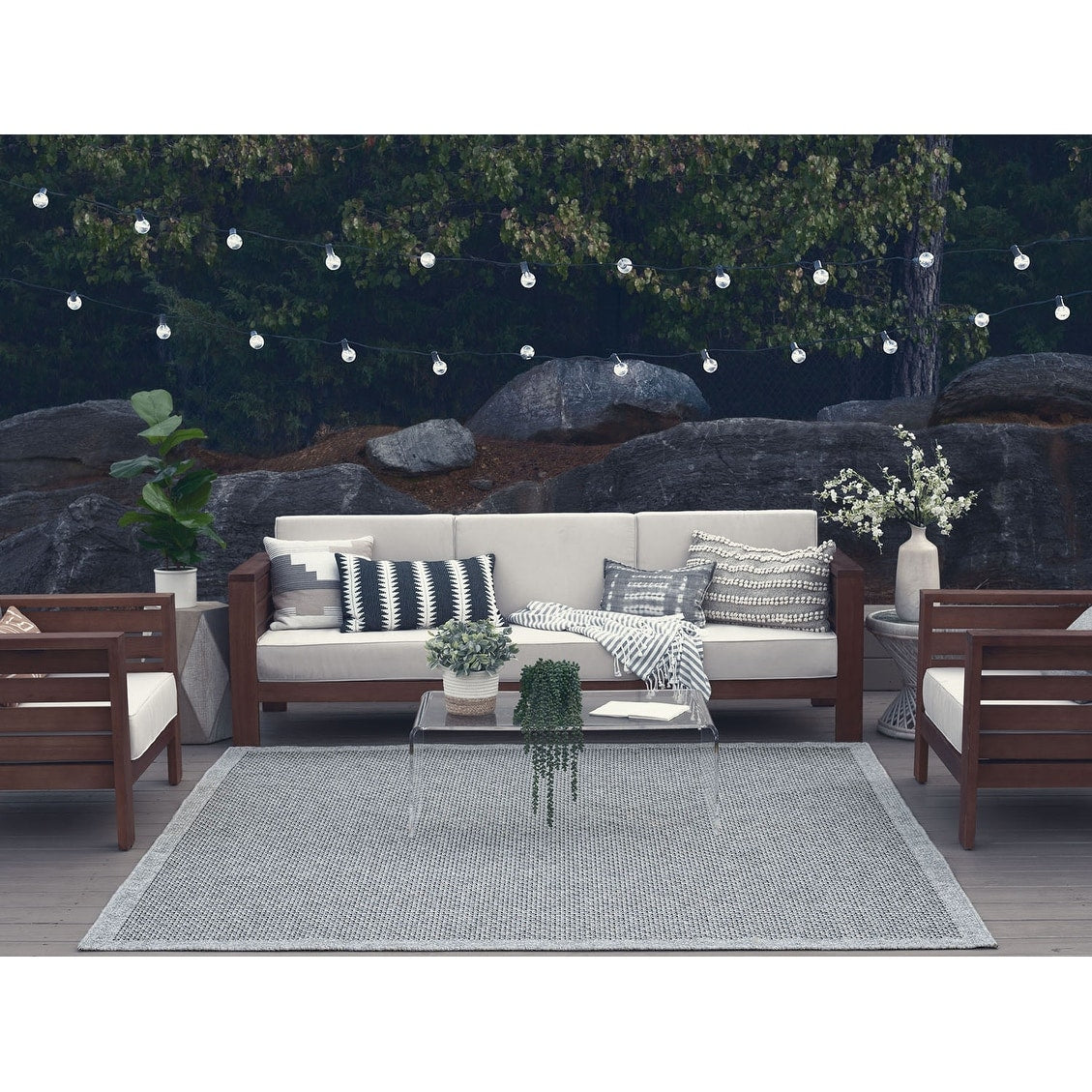 Seros Modern & Contemporary Nautical Indoor/Outdoor Area Rug