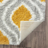 Upscale Shag Modern & Contemporary Geometric Indoor Area Rug