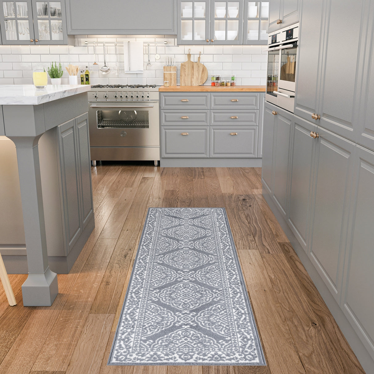 Wyman Farmhouse Floral Indoor Area Rug