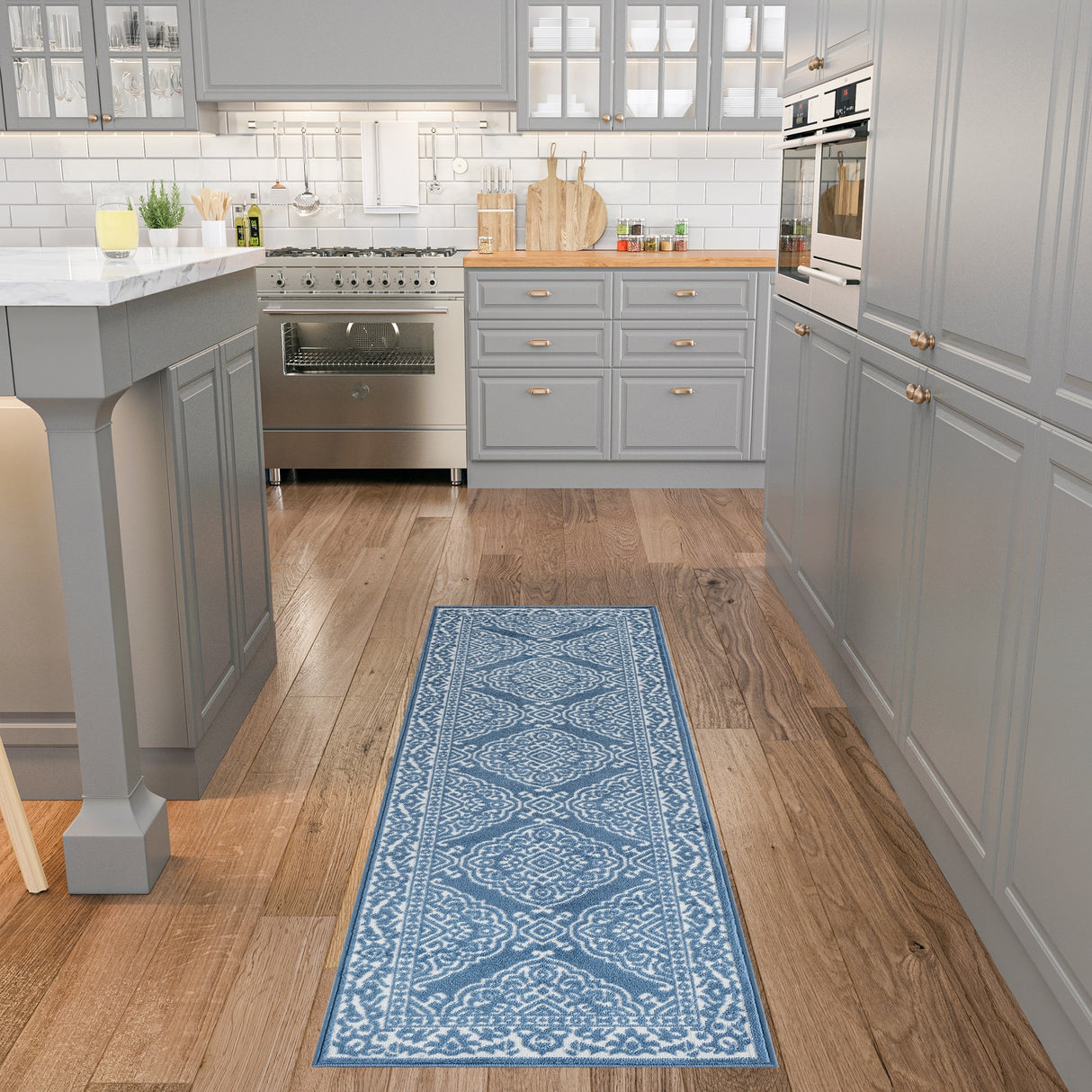 Wyman Farmhouse Floral Indoor Area Rug