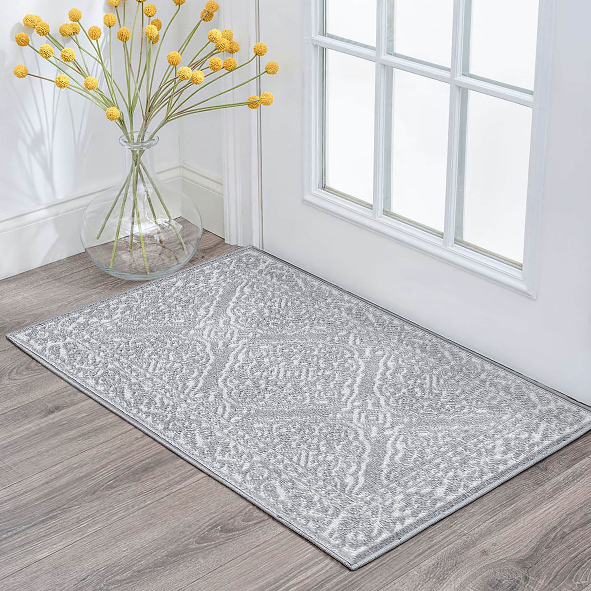 Wyman Farmhouse Floral Indoor Area Rug