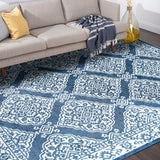 Wyman Farmhouse Floral Indoor Area Rug