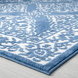 Wyman Farmhouse Floral Indoor Area Rug
