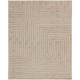 Alister Contemporary Tufted Wool Beige/Ivory Area Rug