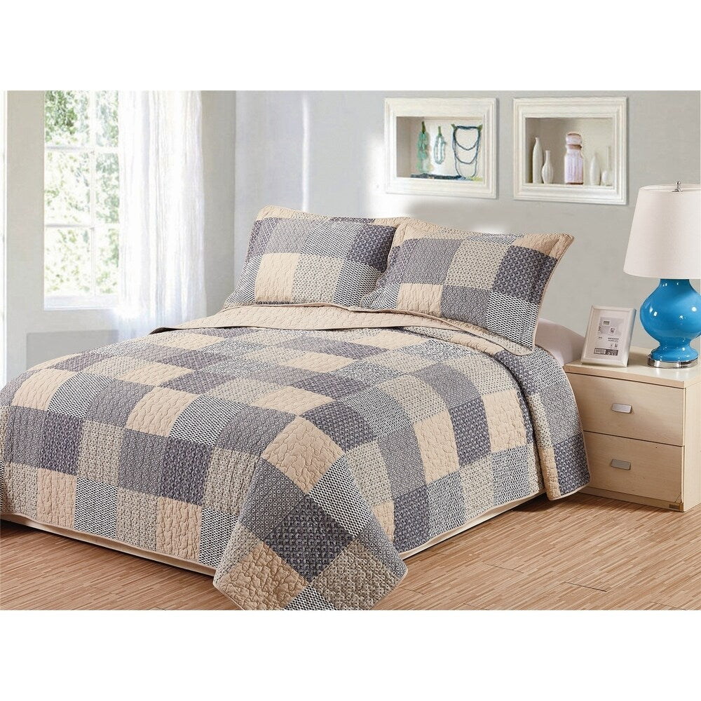Alivia Cotton Shell Quilt Set
