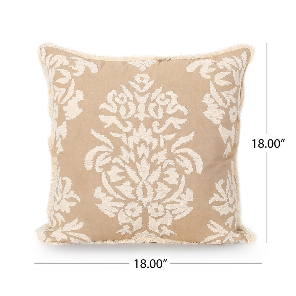 Aliza Traditional Handcrafted Fabric Pillow Cover by Christopher Knight Home