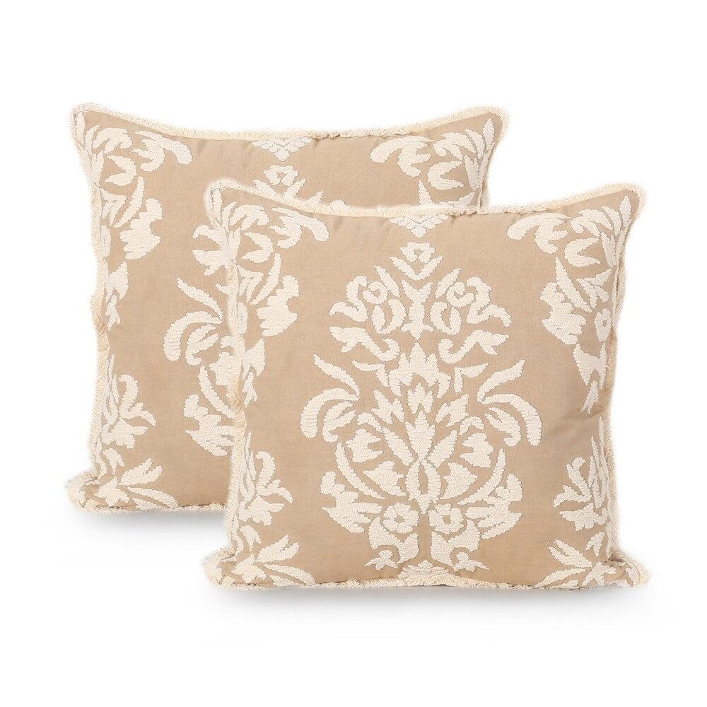 Aliza Traditional Handcrafted Fabric Pillow Cover by Christopher Knight Home