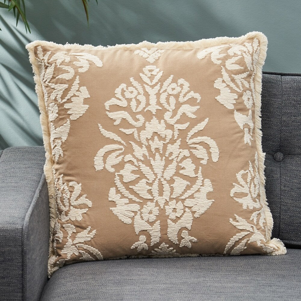 Aliza Traditional Handcrafted Fabric Pillow Cover by Christopher Knight Home