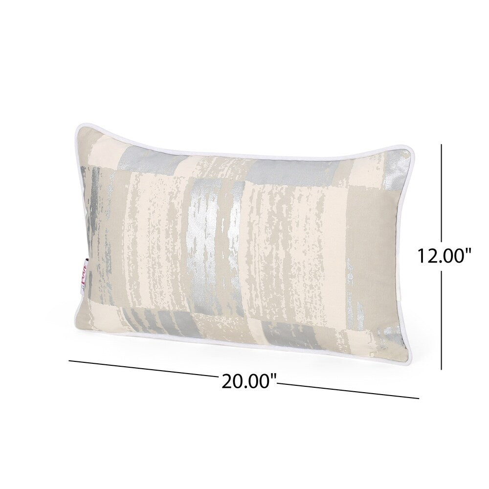 Amarosa Modern Fabric Throw Pillow Cover by Christopher Knight Home