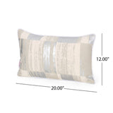 Amarosa Modern Fabric Throw Pillow Cover by Christopher Knight Home