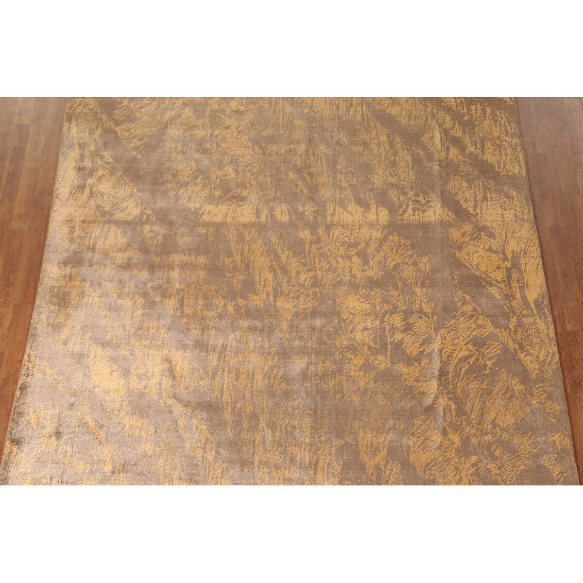 All-Over Abstract Area Rug Hand-Knotted Wool Carpet - 7'7"x 9'8"