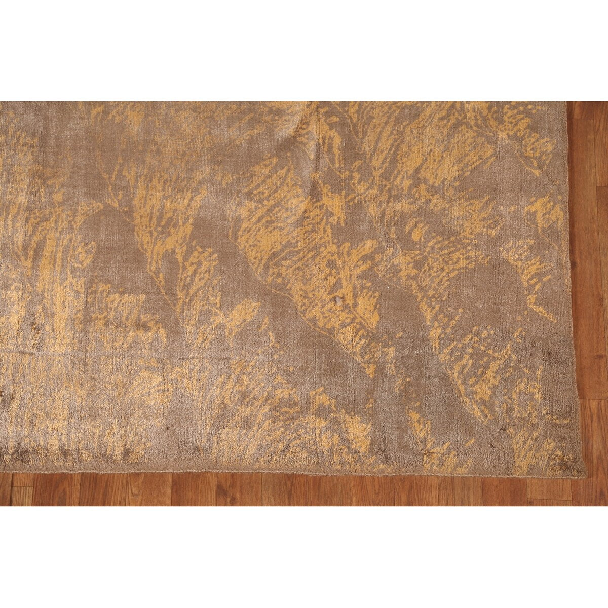 All-Over Abstract Area Rug Hand-Knotted Wool Carpet - 7'7"x 9'8"