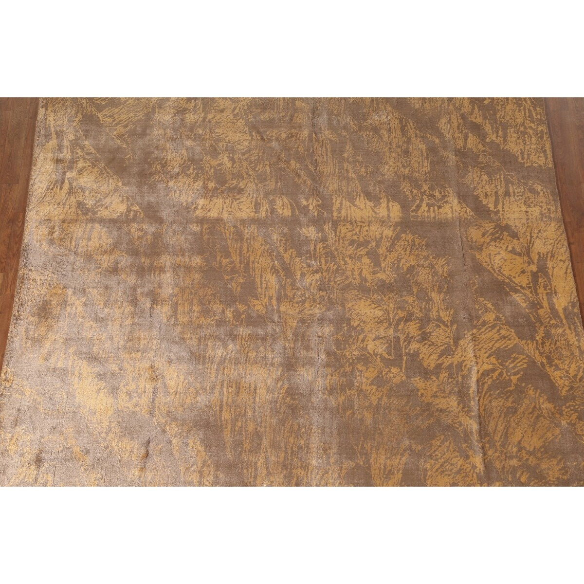 All-Over Abstract Area Rug Hand-Knotted Wool Carpet - 7'7"x 9'8"