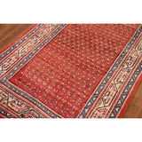 All-Over Boteh Botemir Persian Runner Rug Handmade Wool Carpet - 3'6" x 10'2"
