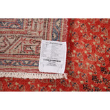 All-Over Boteh Botemir Persian Runner Rug Handmade Wool Carpet - 3'6" x 10'2"