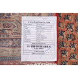 All-Over Botemir Persian Runner Vintage Rug Hand-knotted Wool Carpet - 3'4" x 9'5"