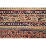 All-Over Botemir Persian Runner Vintage Rug Hand-knotted Wool Carpet - 3'4" x 9'5"